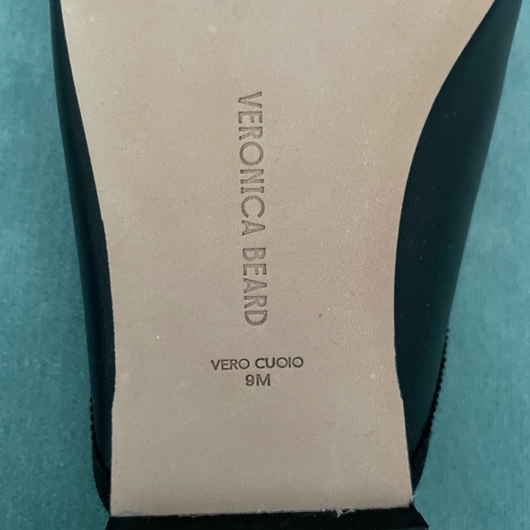 Veronica Beard Catherine Black Leather Mules Shoes US 9 $350 BNIB - Picture 5 of 11